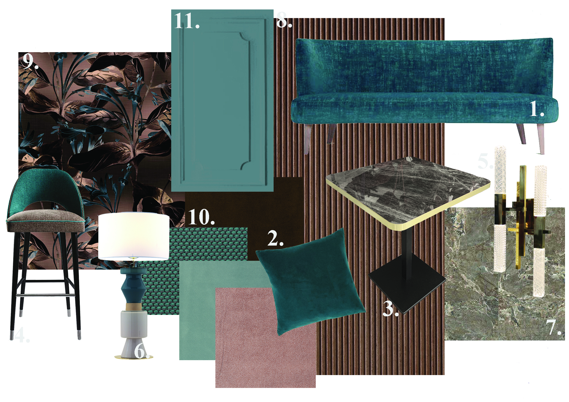 Moodboard #1 - Gitalycontract Moodboard #1 for a bar - Gitaly contract