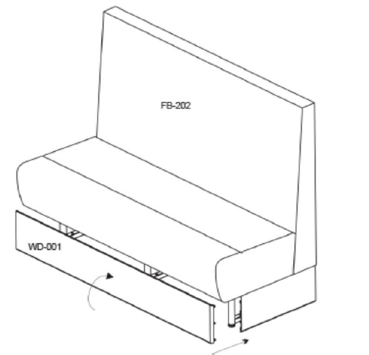 Forniture for restaurant - Gitaly contract